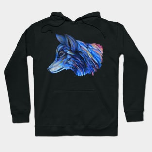 Blue Wolf Hoodie